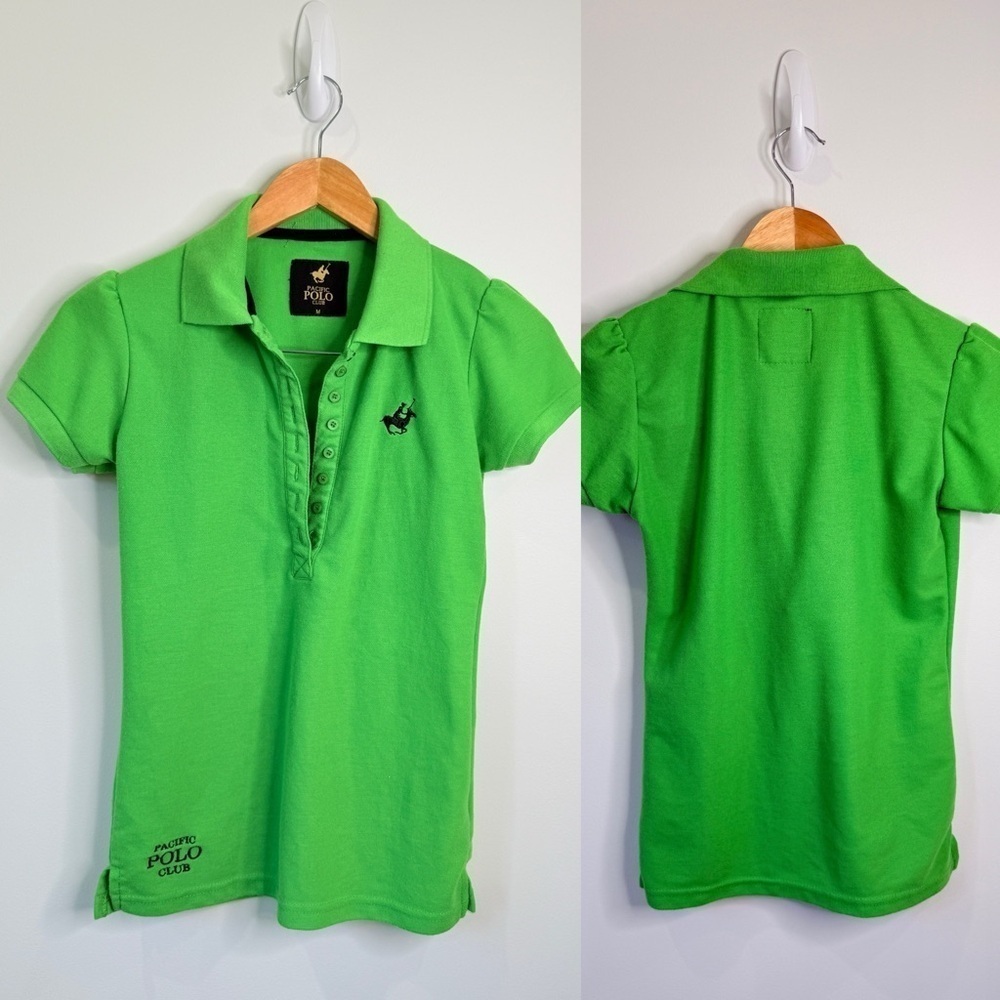 Pacific Polo Club Green Women's T-Shirt (M)
